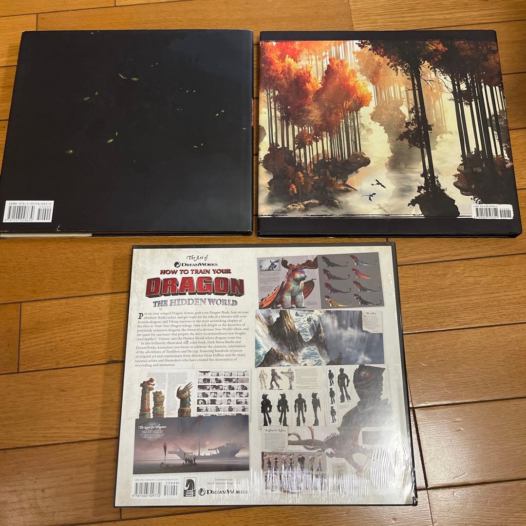 The Art of How to Train Your Dragon英語版3冊