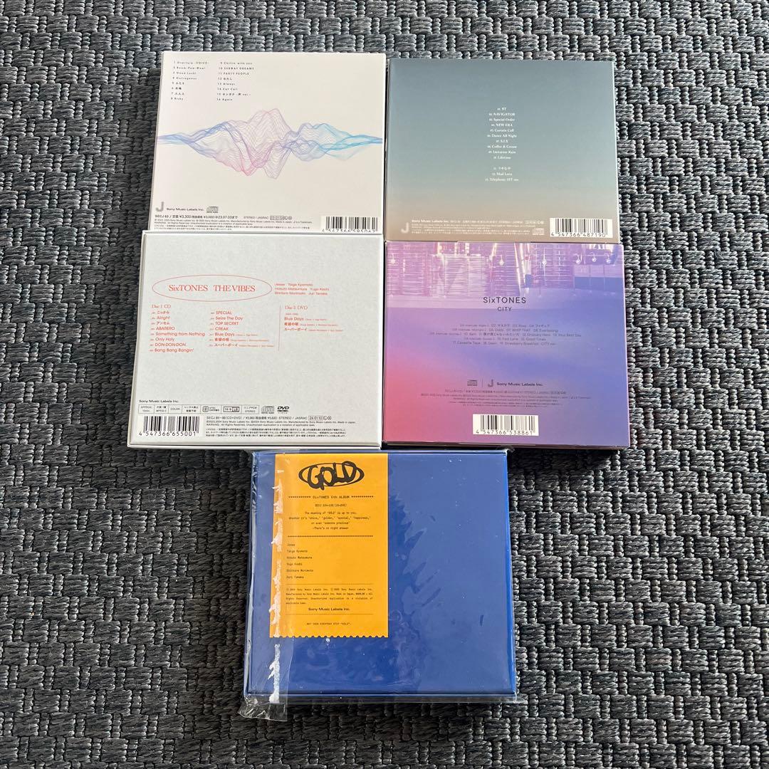 SixTONESアルバム5本セット