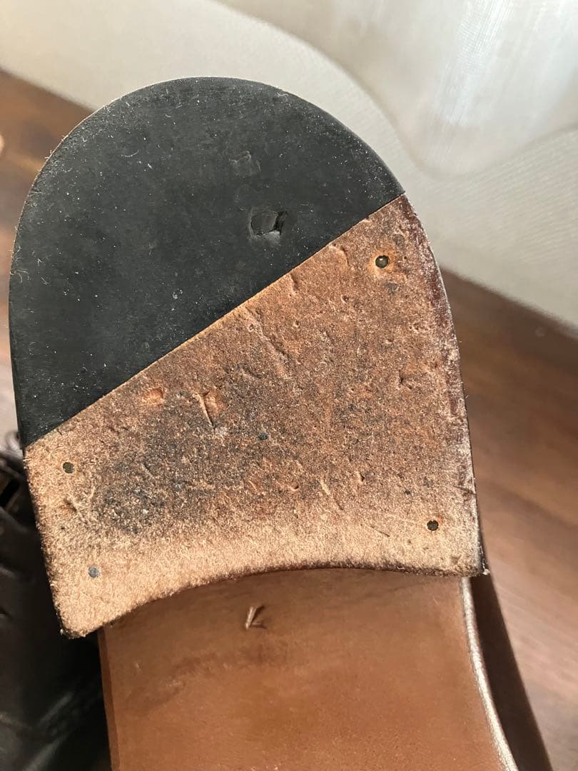 Enzo Bonafè エンツォボナフェプレーントゥ ダークブラウン7