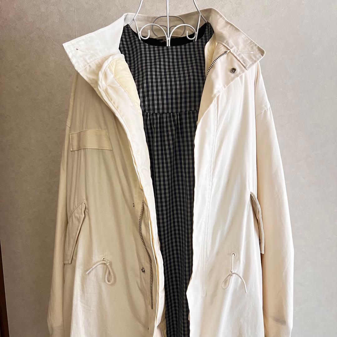 FREAK'S STORE/モッズコート キルトライナー付きモッズコート 白