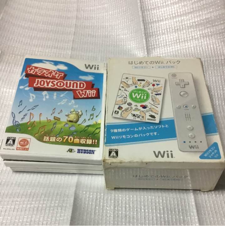 任天堂 wii 白セット 幾つかのゲームソフト付き