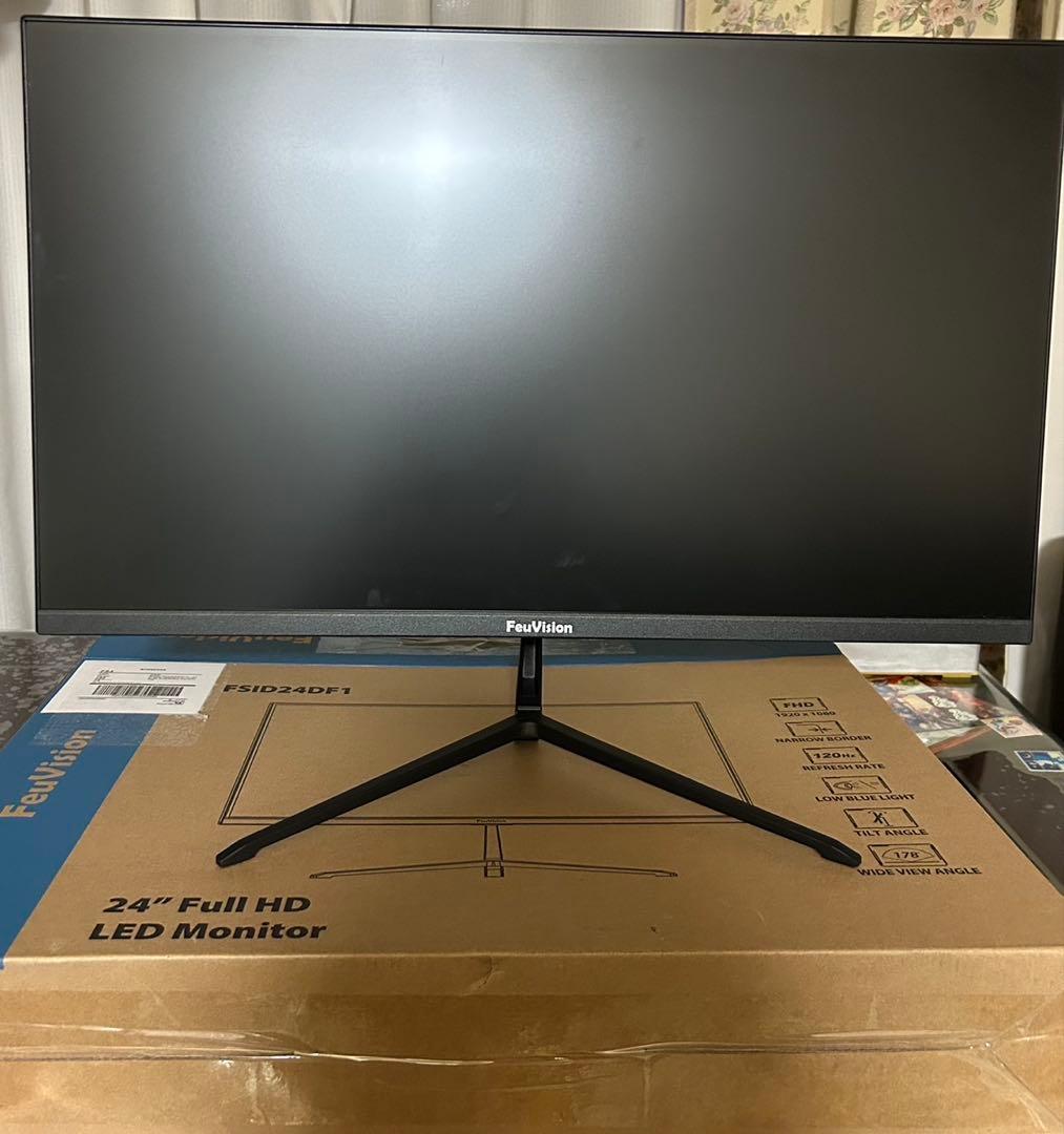 FeuVisionゲーミングモニター 24インチ, 120Hz