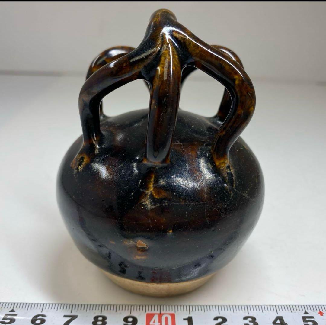 中国宋時代　黒紬水滴　高さ10㎝