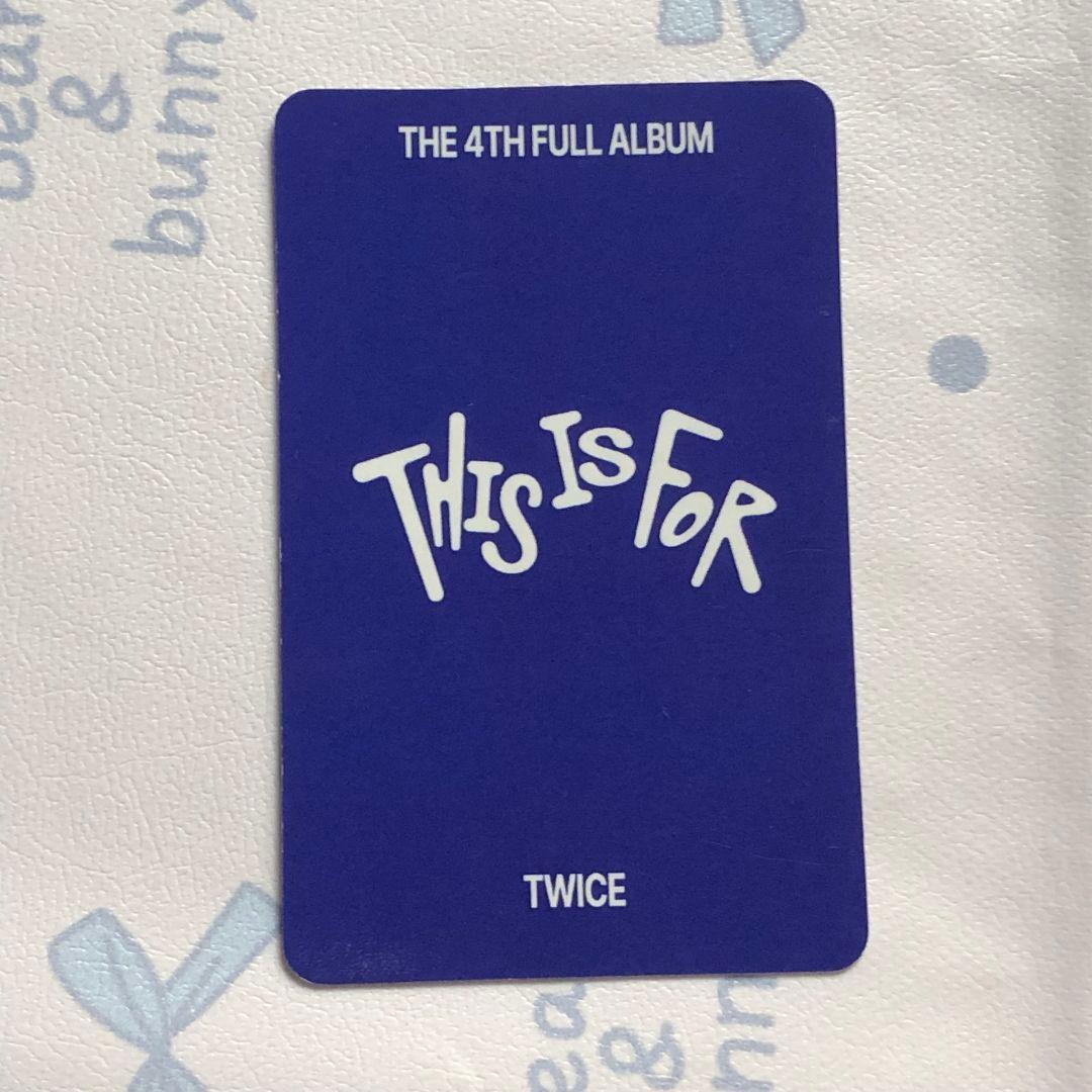 TWICE 特典 限定 ジヒョ THIS IS FOR 事前収録 トレカ