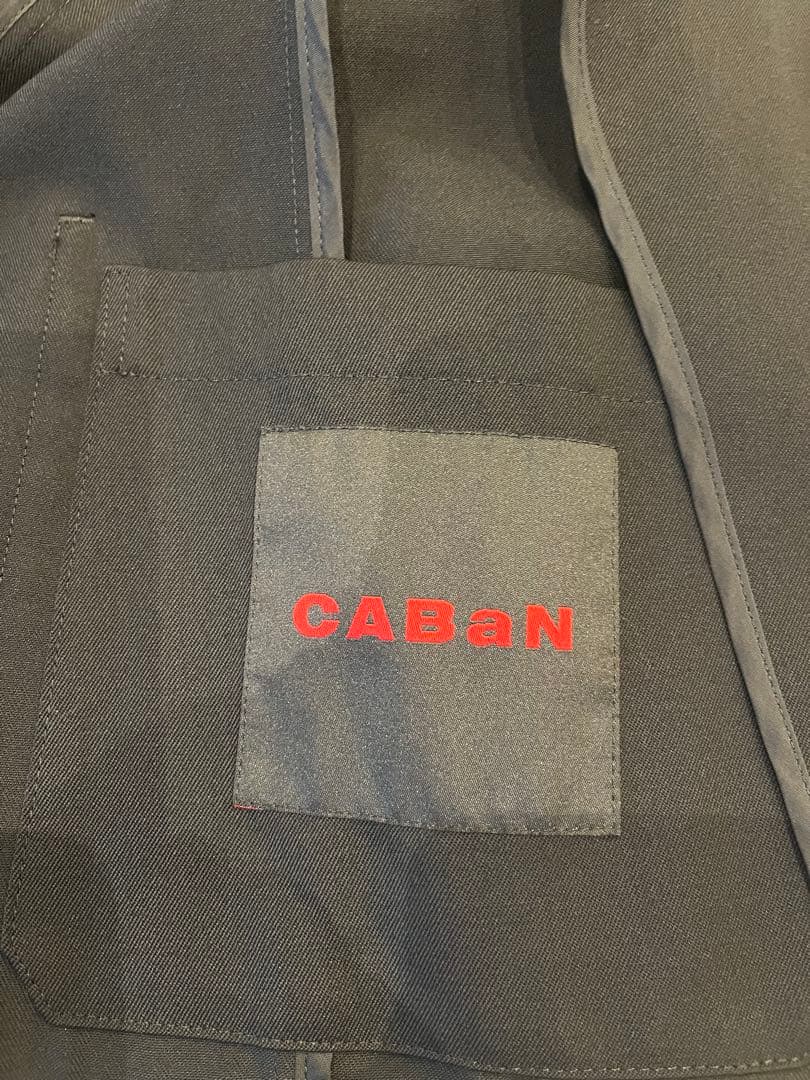 CABaNキャバンライトウールダブルブレストジャケットブラックSmametomo