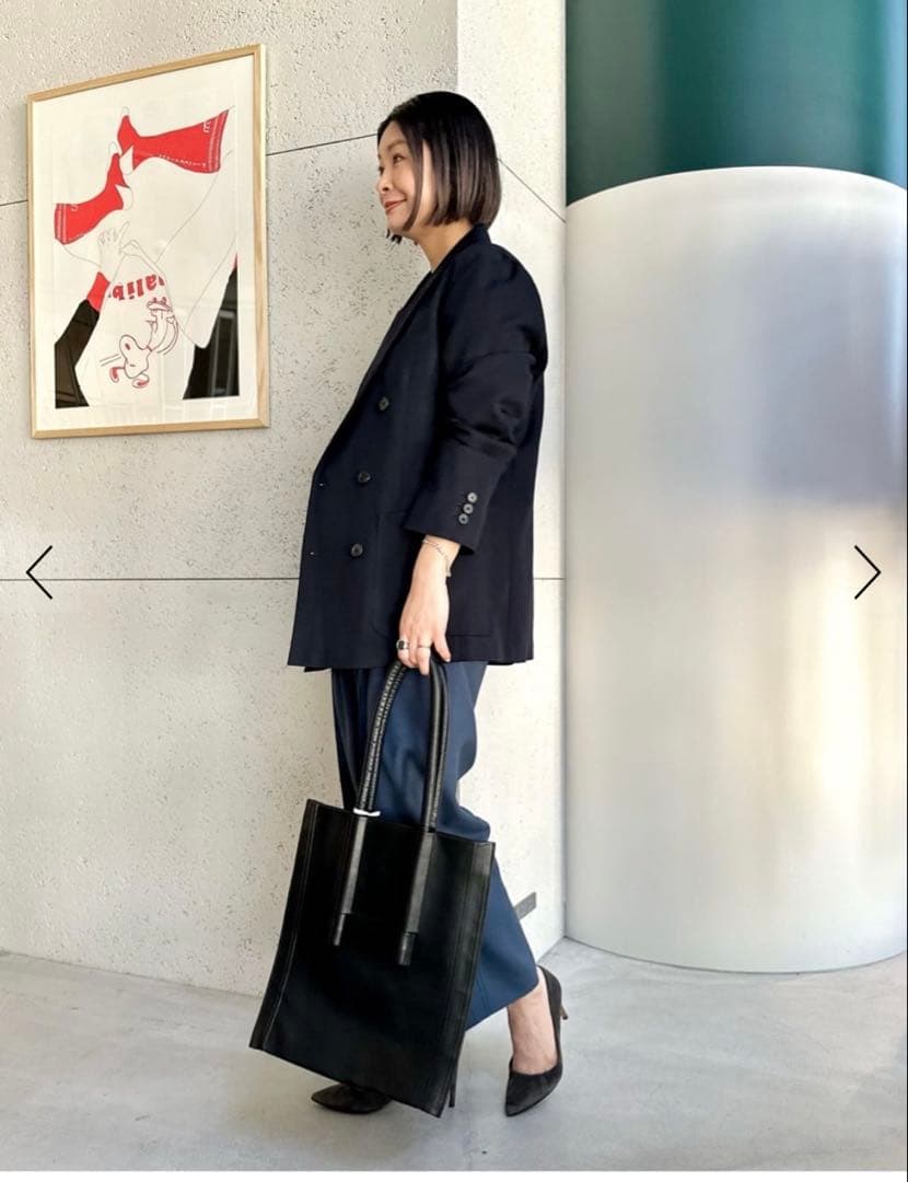 CABaNキャバンライトウールダブルブレストジャケットブラックSmametomo