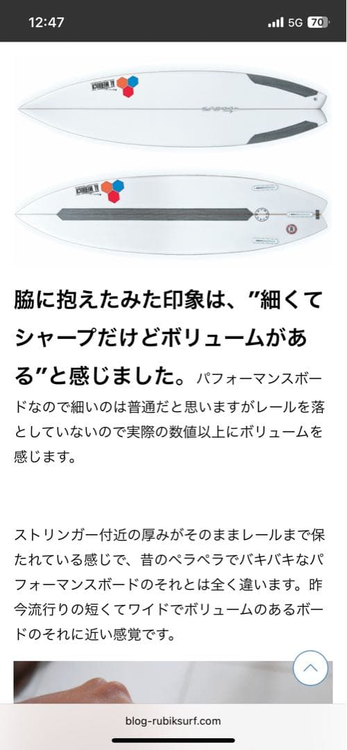 【送料込み】チャネルアイランズ アルメリック BUNNY CHOW 5'9