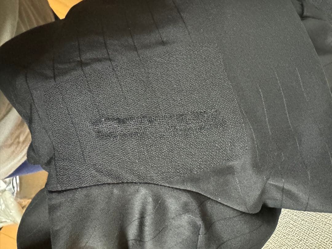 Dior homme エディ期　セットアップ　修理あと裾ダメージあり