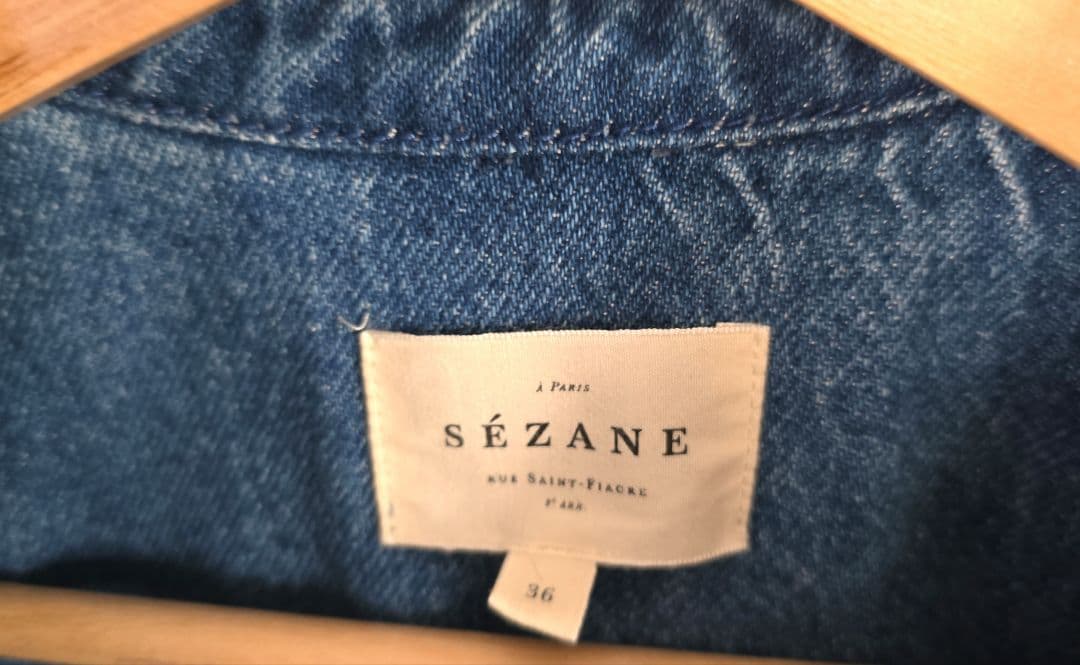 Sezane Tomboy shirt denim セザンヌのデニムシャツ 36