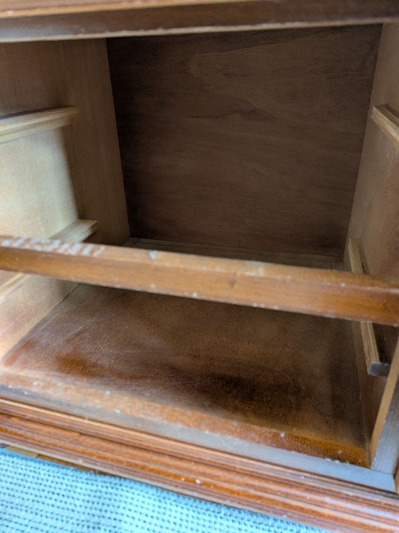 イタリア製 インポート 木製テレビ台 引き出し✕４付き