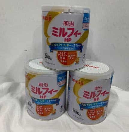 明治ミルフィーHP 800g （粉ミルク)3缶セット