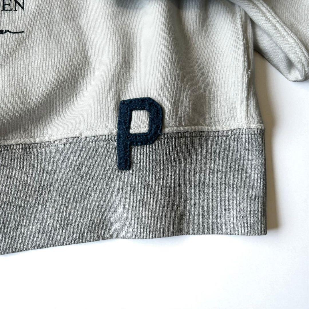 希少美品✨ポロ ラルフローレン　ポロベア スウェット トレーナー　ダメージ加工