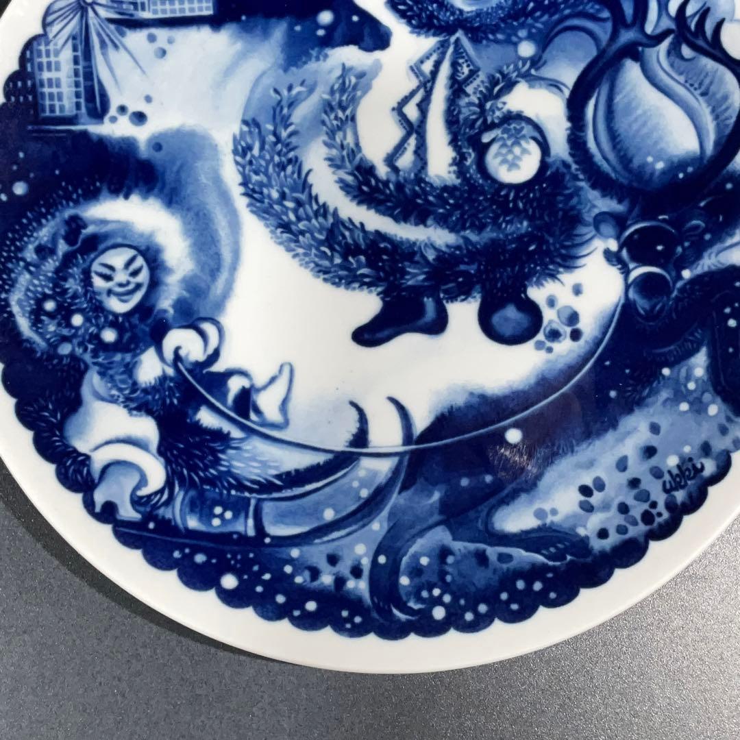 【マイセン】イヤープレート ムルマンスク1981 トナカイ　6R0835お8