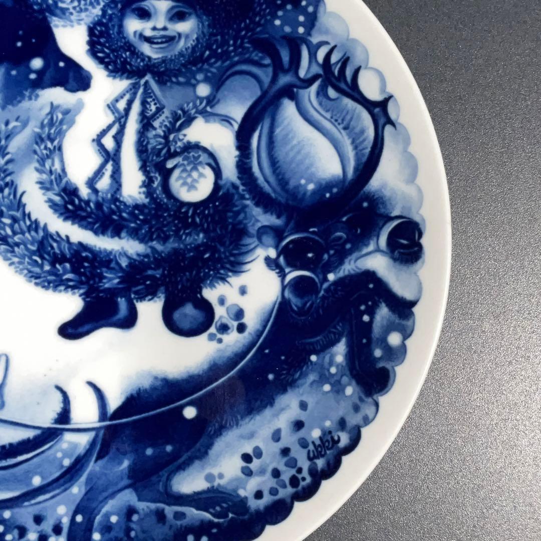 【マイセン】イヤープレート ムルマンスク1981 トナカイ　6R0835お8