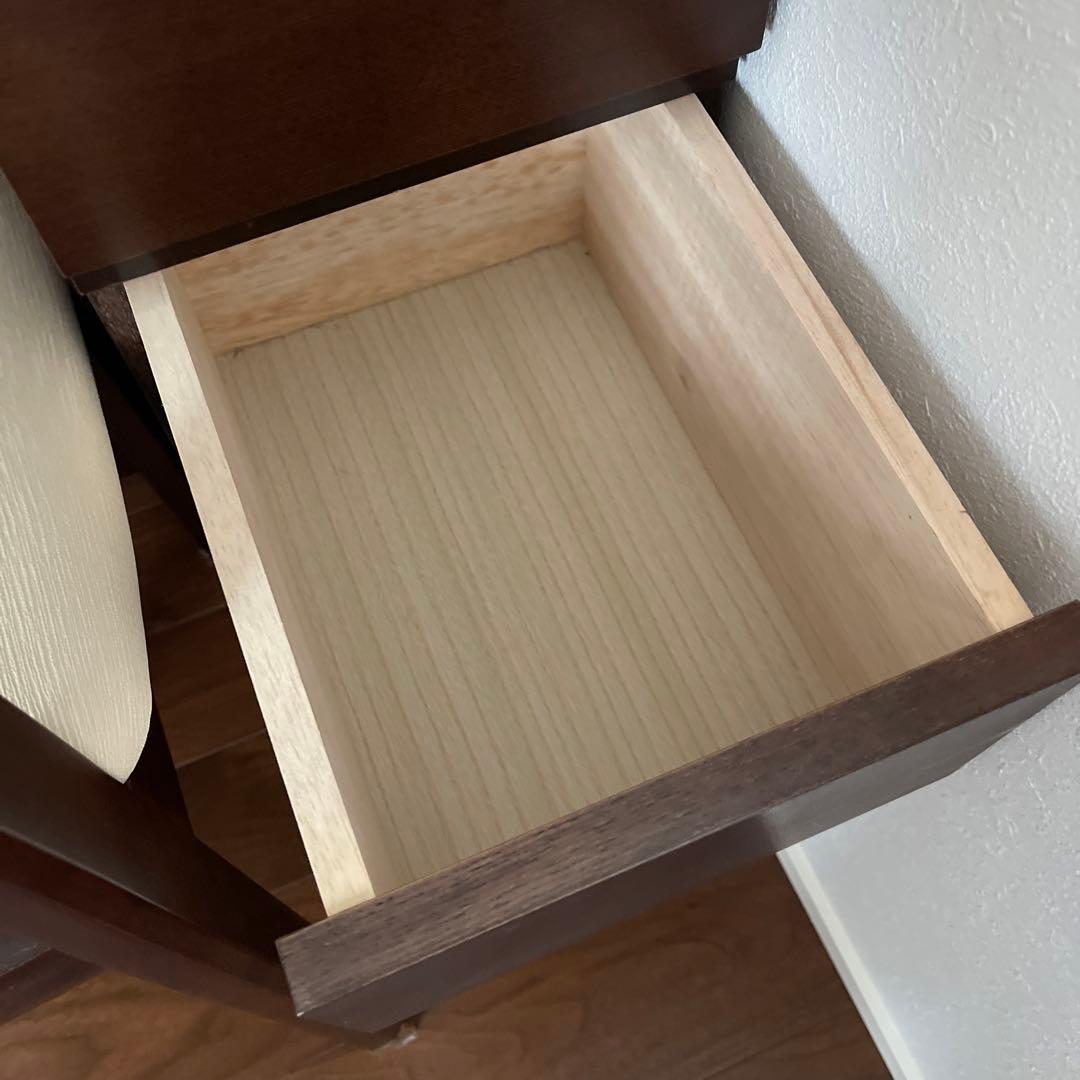 ◎引き取り限定◎美品ダークブラウン ウォールナット　鏡　ドレッサー　値引き可能