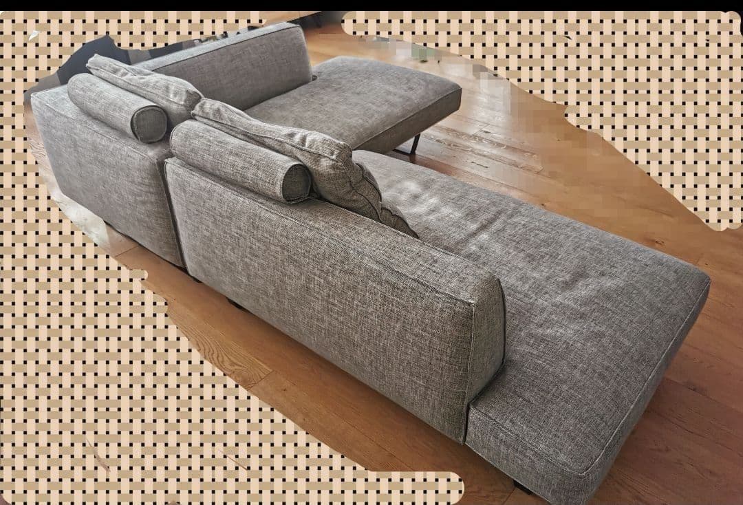 HUKLA フクラ カストール ソファセット グレー イタリアファブリック