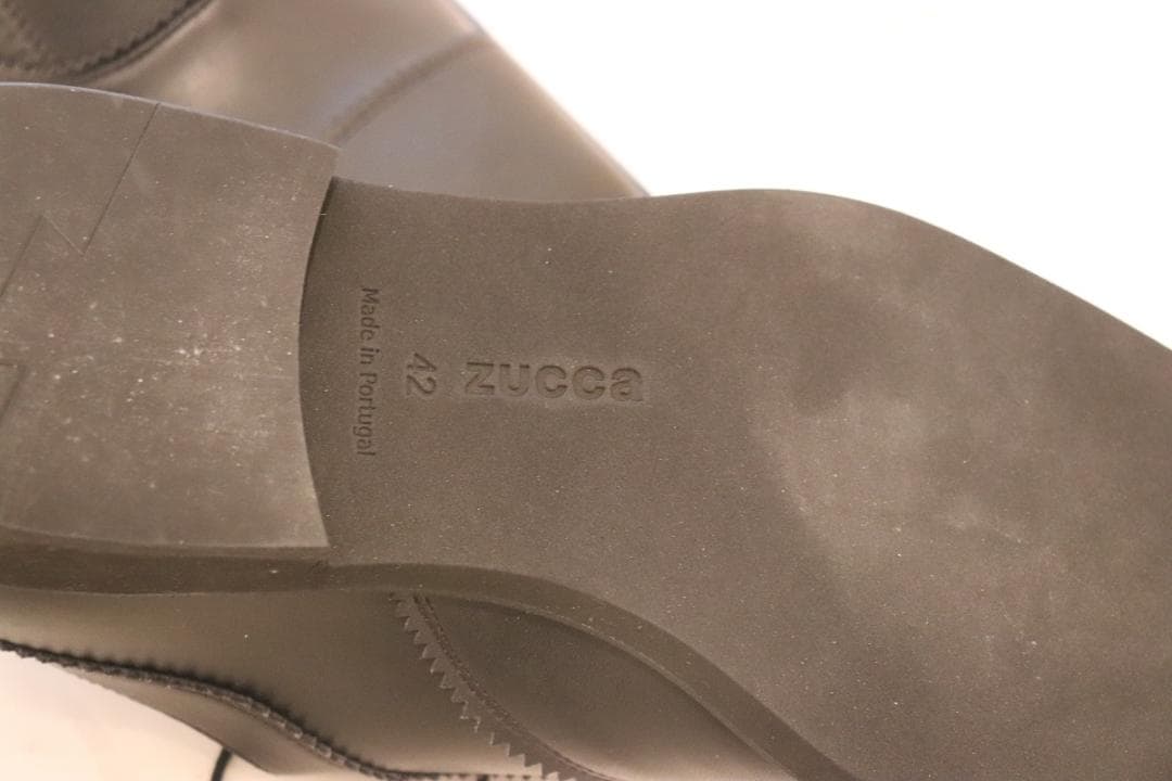 新品ZUCCaズッカ メンズレザーシューズ42 26.5程度45100円