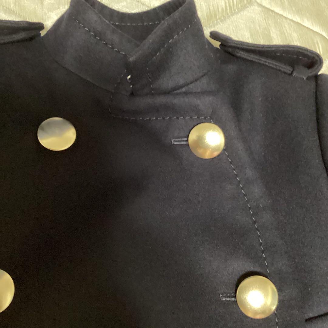 メ*ル様 サカイラック　マント　sacai luck　サイズ１　ネイビー