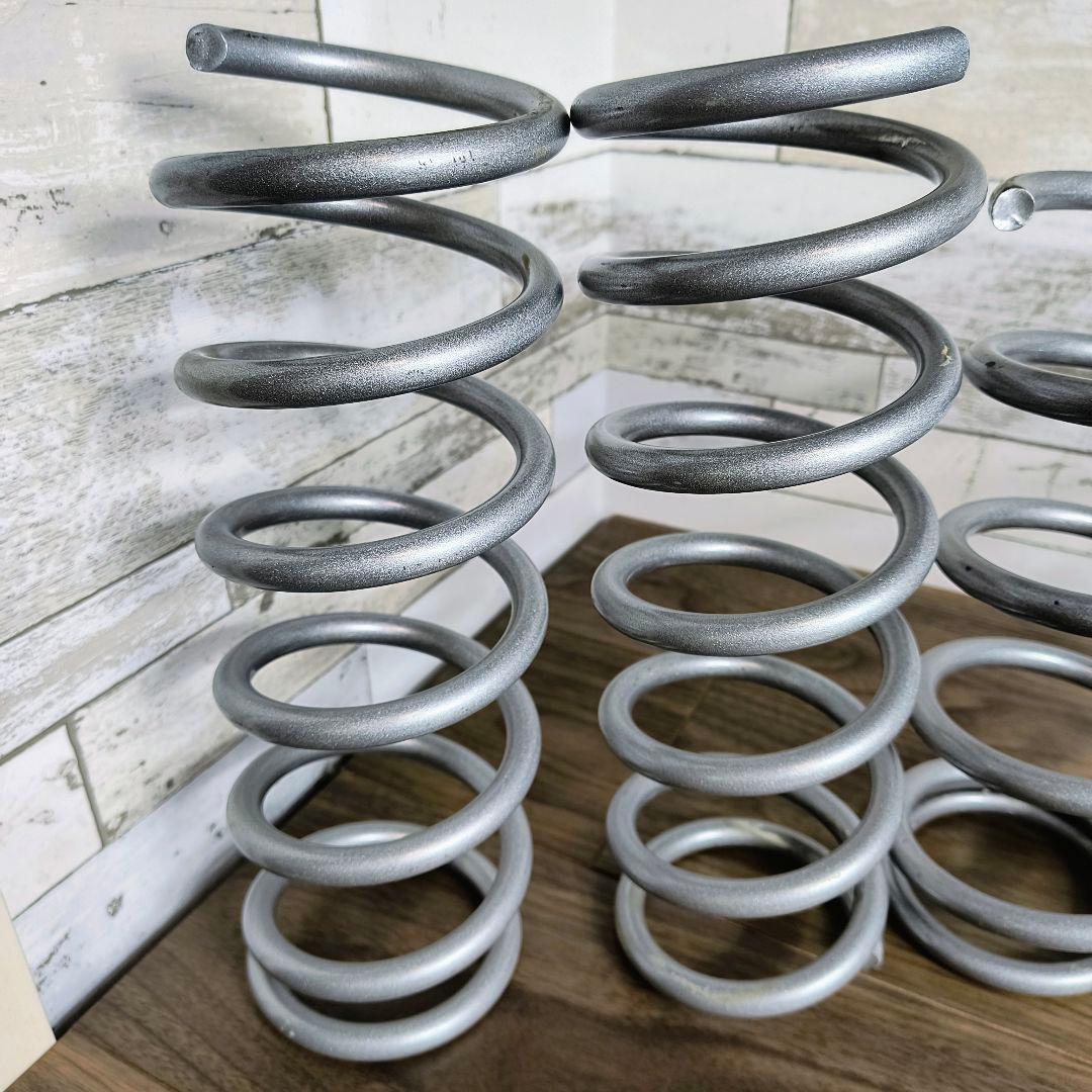 自動車用サスペンションスプリング 4本セット シルバー