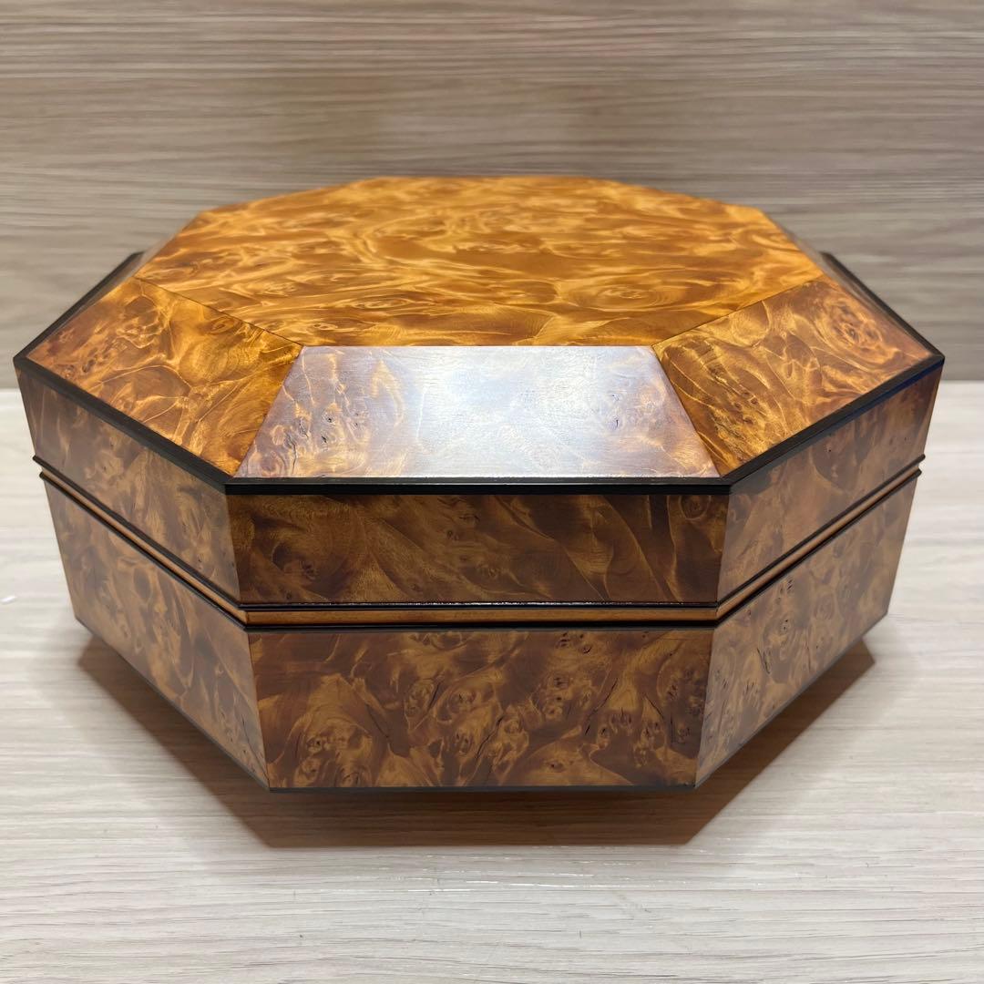 ラ*ラ様 工芸品　栃拭漆八稜筥