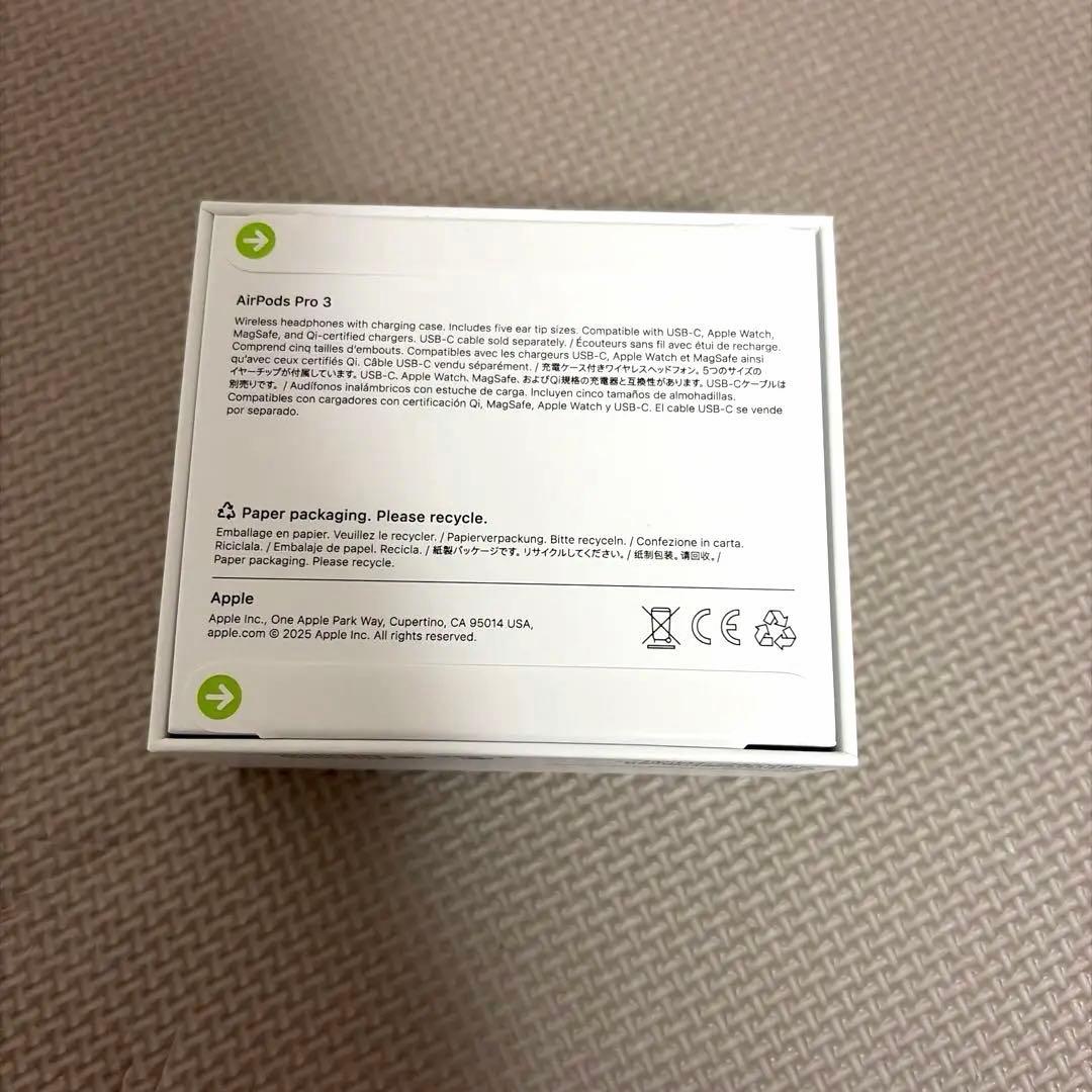 新品未開封 Apple airpods pro 3 本体