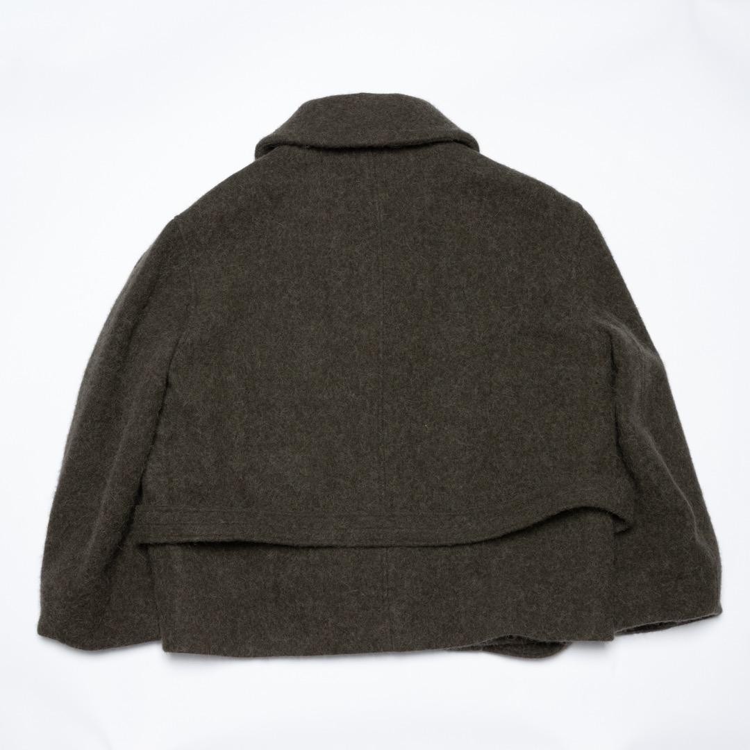 ジャケット・アウター LEMAIRE SHORT ASYMMETRICAL BATHROBE COAT