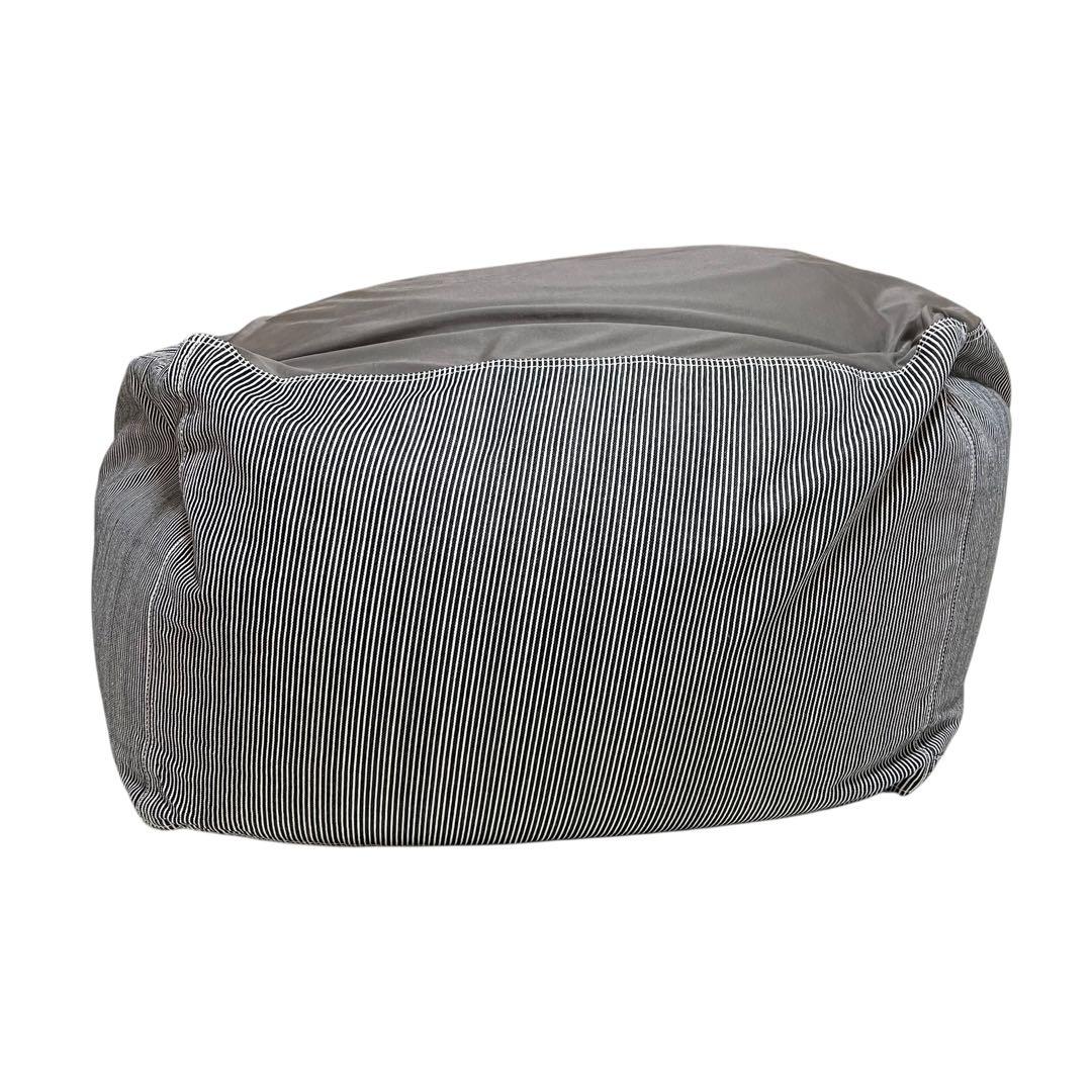 体にフィットするソファ　大 クッション （綿デニム・ヒッコリー） 無印良品