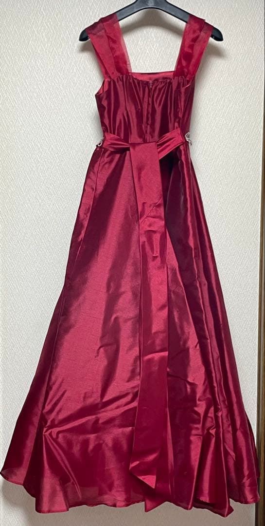 “ゆめりすと”160センチ用サテン風スリーブレスドレス