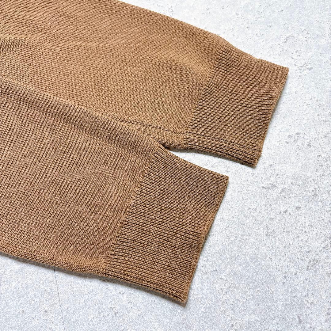 【２０２３】ドゥーズィエムクラス　 WISHクルーネックカーディガン　キャメル