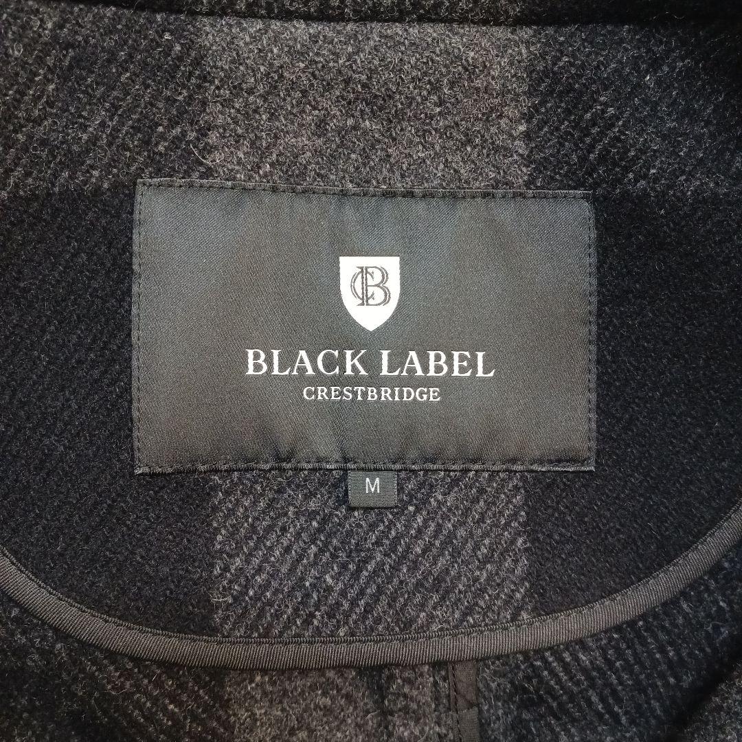 ✨未使用級✨2023✨ブラックレーベル　トーナルCBチェックダッフルコート　M