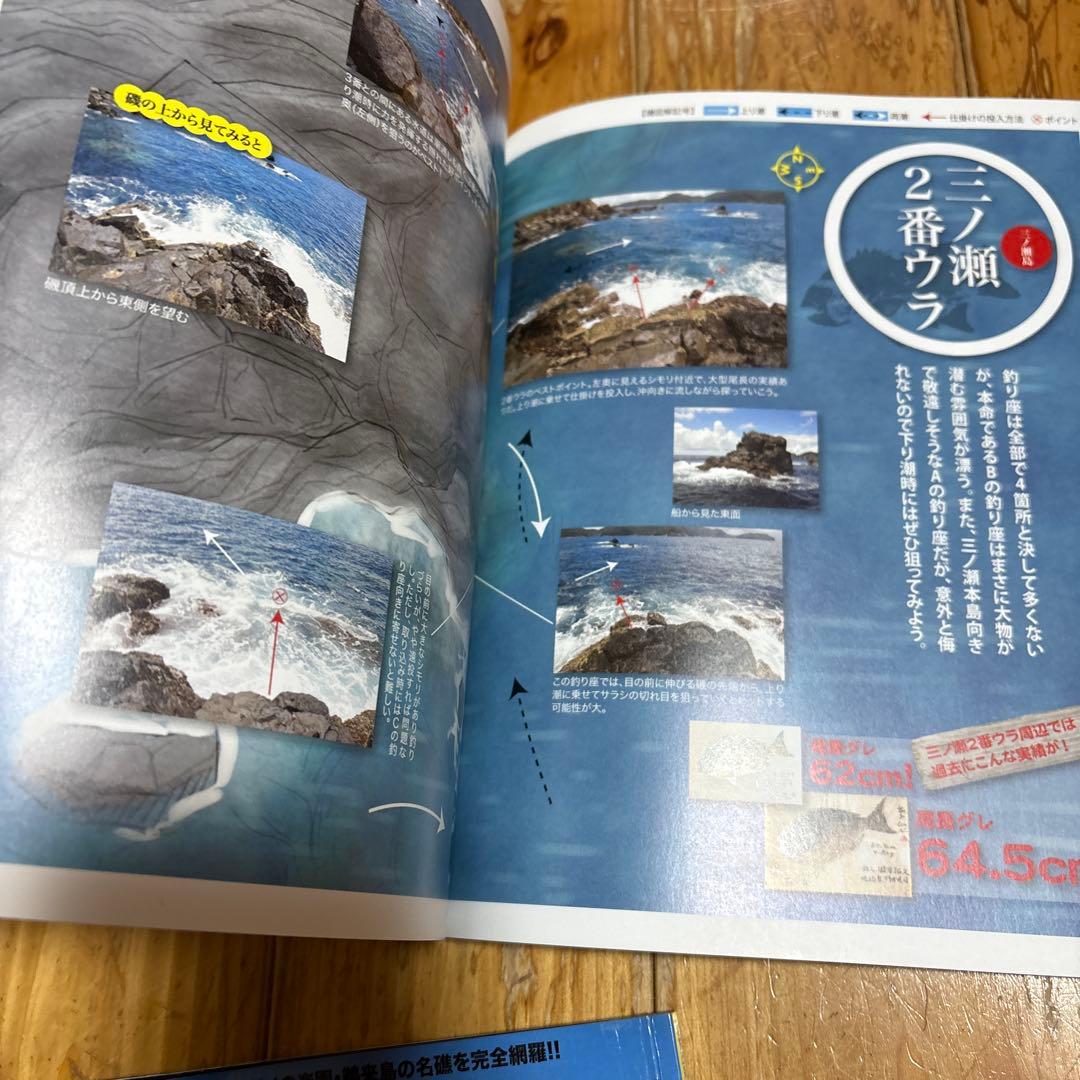 四国西南の磯釣り　鵜来島　沖の島　２冊