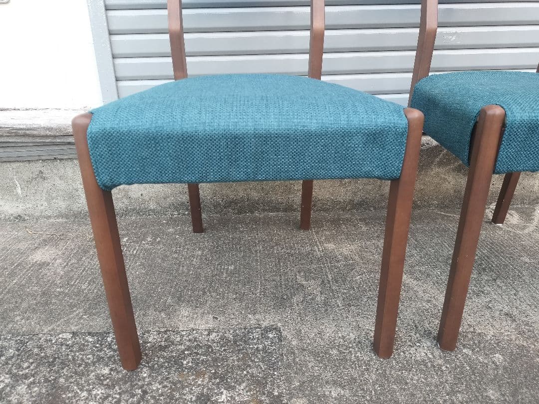 ニトリ NITORI アルナス ダイニングチェア グリーン 2脚セット