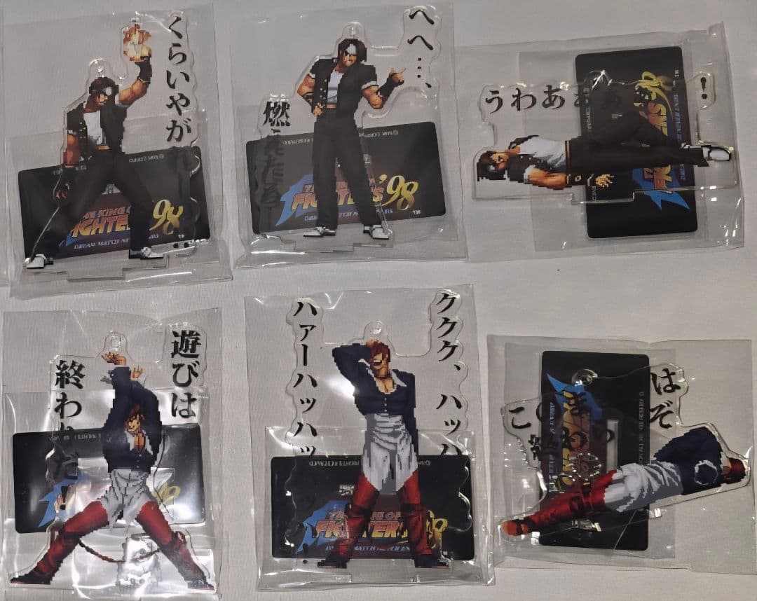 キング オブ ファイターズ98 京&庵　セリフ入りアクリルスタンド&キーホルダ