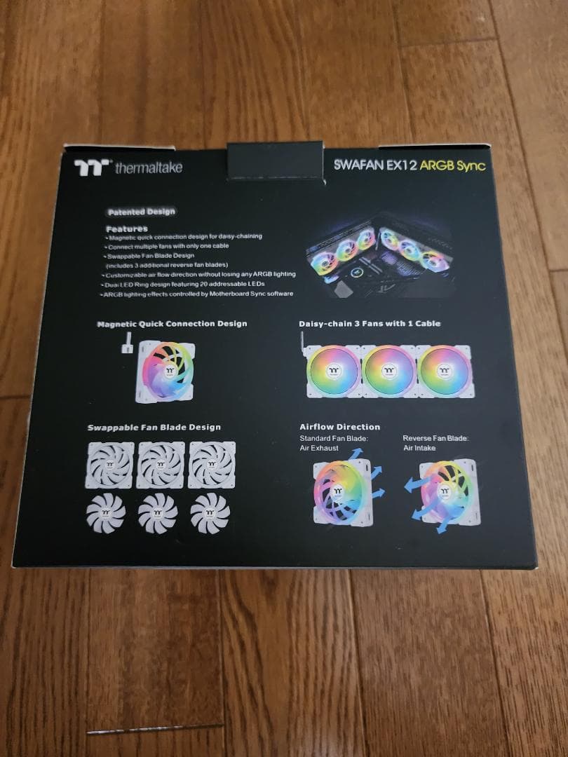 PC用ファン・クーラー Thermaltake SWAFAN EX 12 ARGB Sync