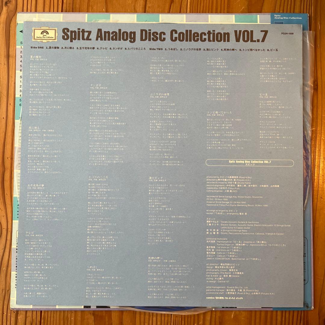 値下げ❗️スピッツ1stLP ブルー・クリア・ヴィニール仕様 よしもとよしとも