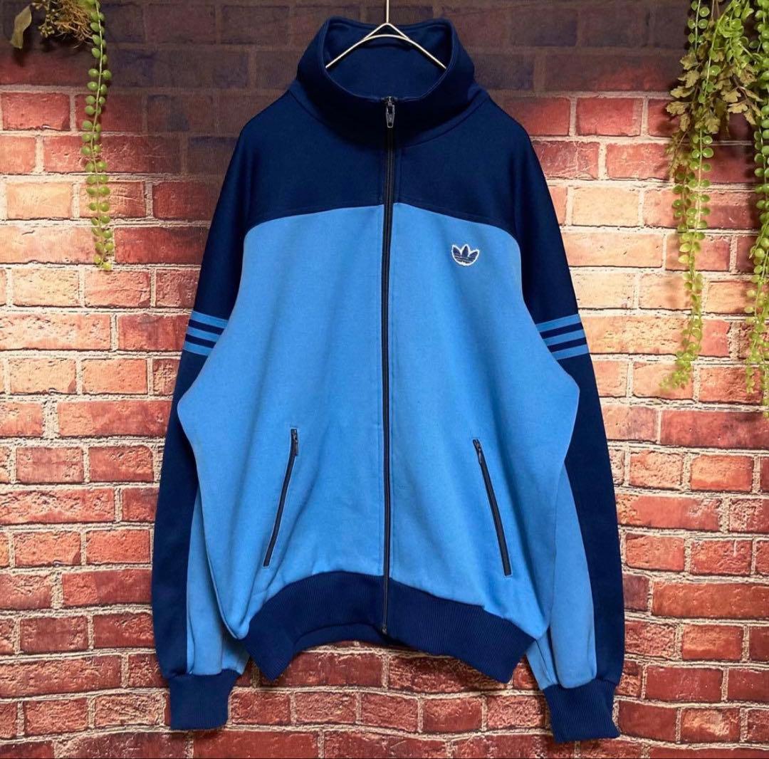 70s アディダス 西ドイツ製 トラックジャケット 在原みゆ紀着用 4号