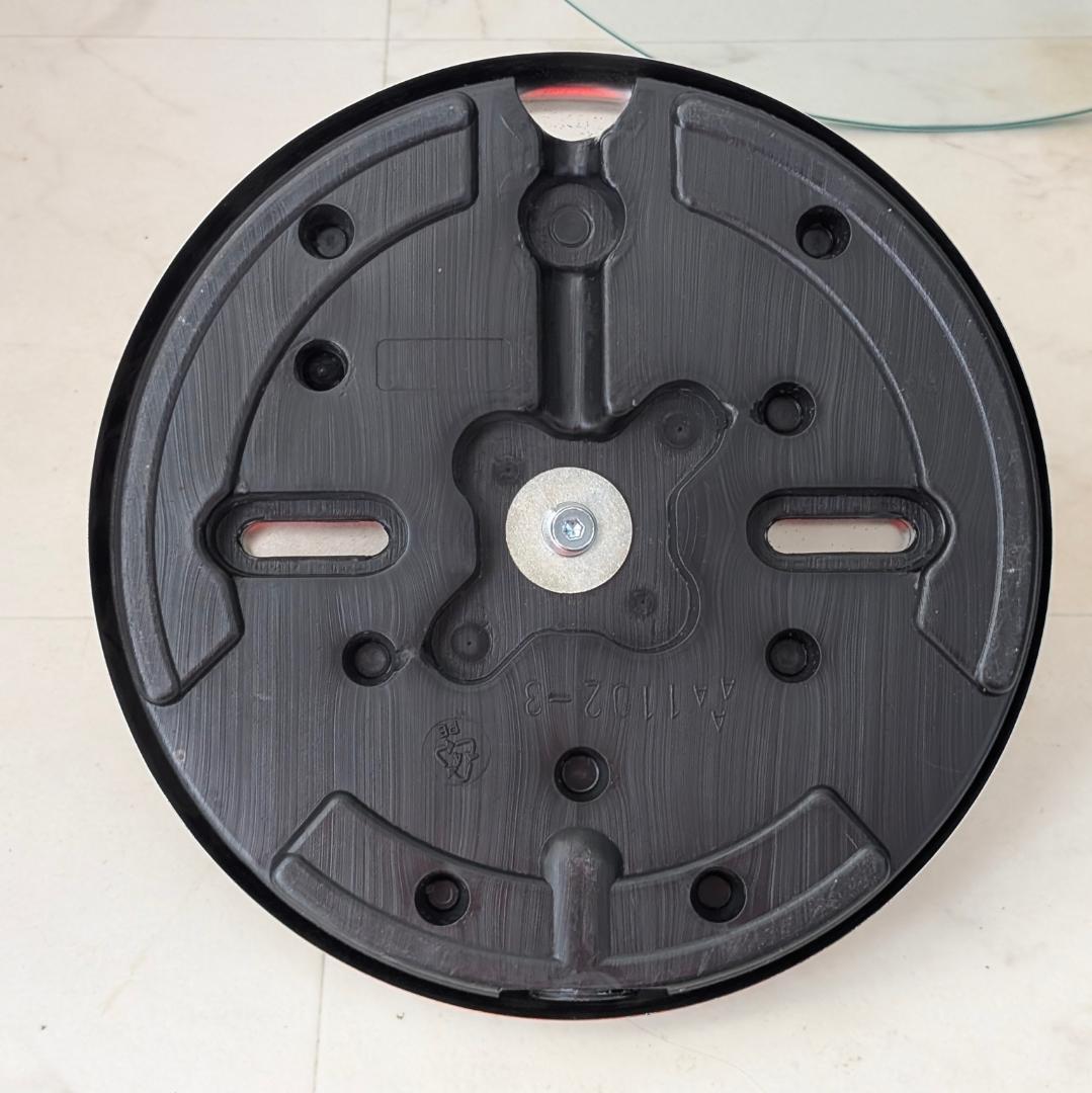 ガラス×クローム サイドテーブル マガジンラック付き ビンテージ Y2K ポップ