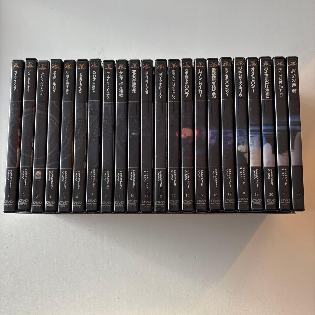 hachette監修「ジェームス•ボンド公式DVDコレクション」全22巻セット