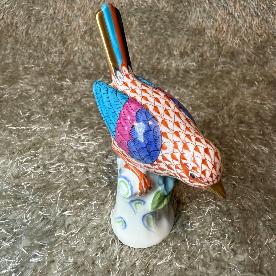 ヘレンド　置物　フィギュリン　小鳥