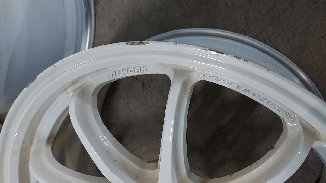 WORK ZR10 ホワイト アルミホイール 4本セット