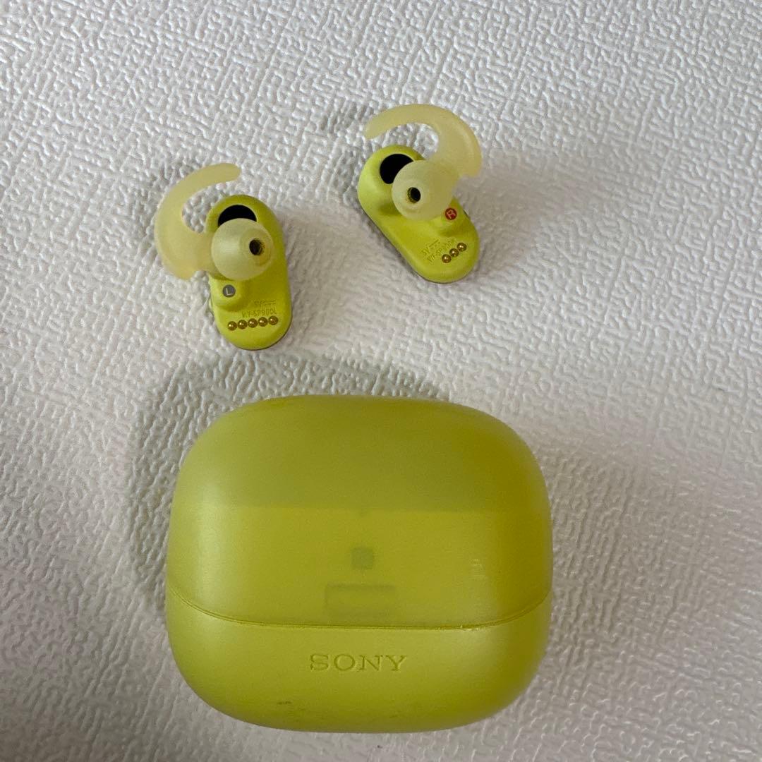 【イヤホン】SONY WF-SP800N イエロー