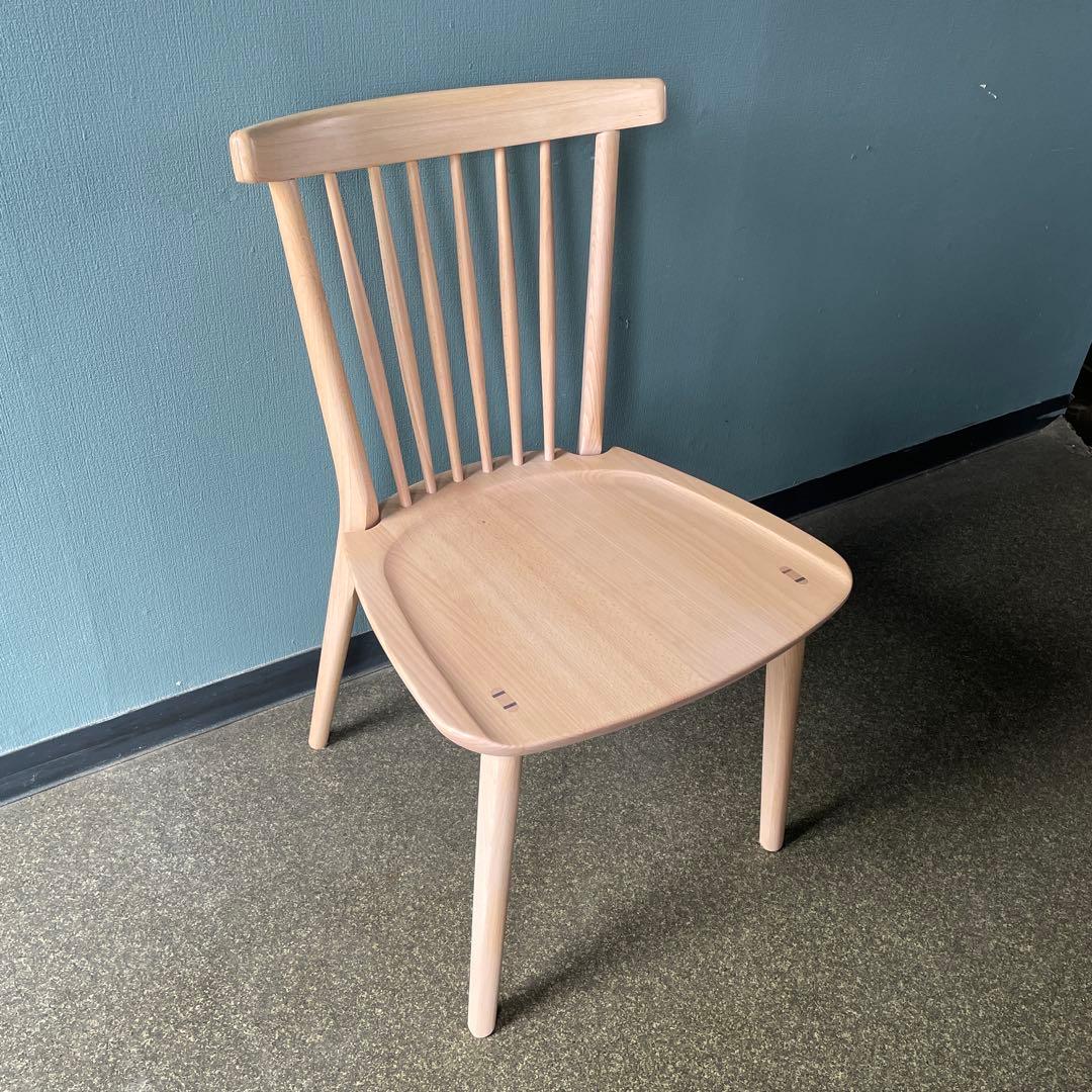 【美品】HIDA KAGU ダイニングチェア　飛騨家具④