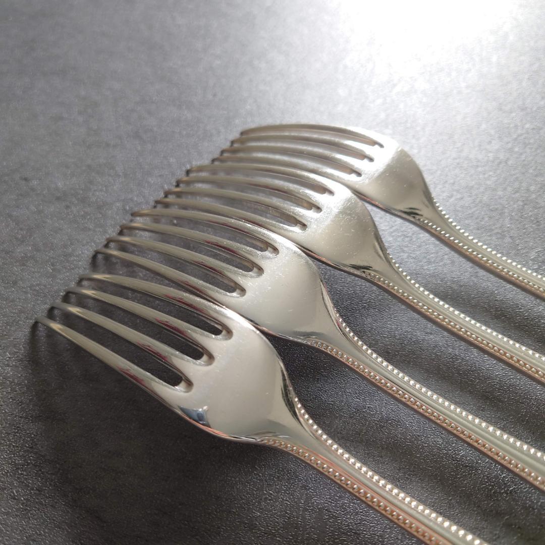 希少 クリストフル パール スタンダードフォーク 4点