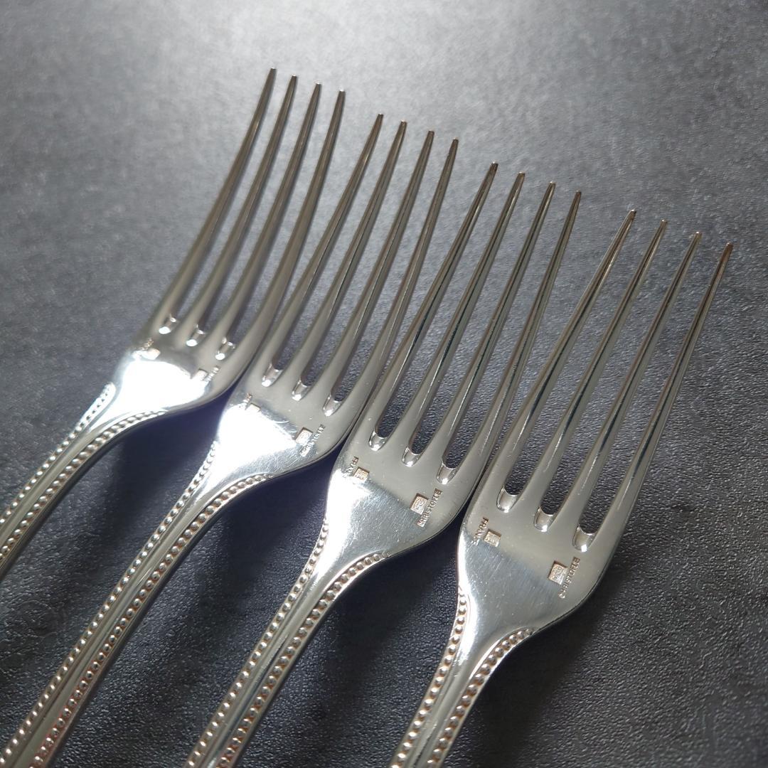 希少 クリストフル パール スタンダードフォーク 4点