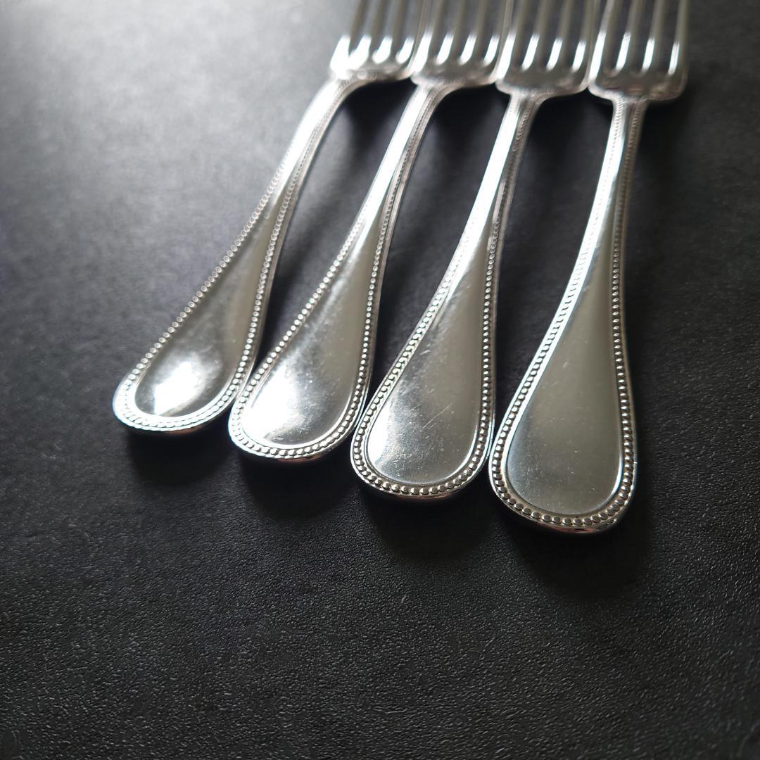 希少 クリストフル パール スタンダードフォーク 4点