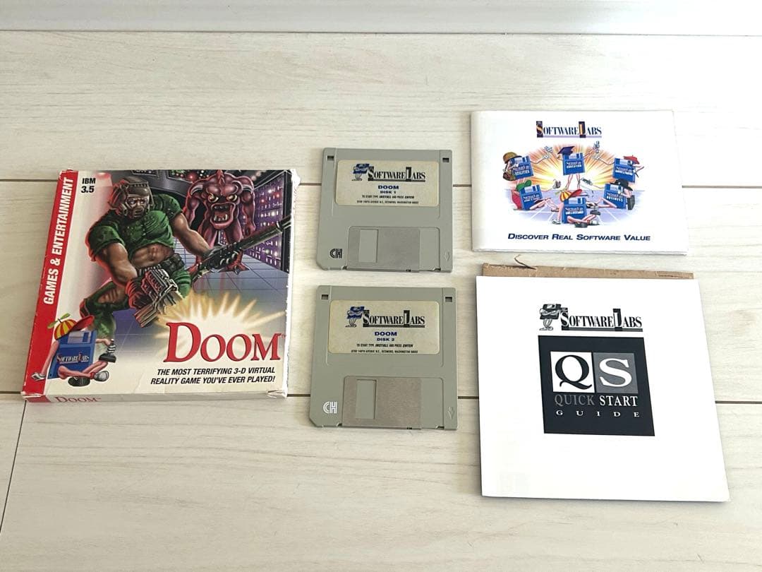 DOOM ドゥーム 1993年 レトロゲーム DOSゲーム 北米版 激レア
