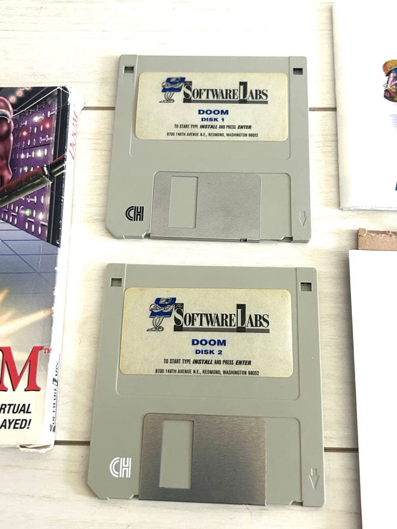 DOOM ドゥーム 1993年 レトロゲーム DOSゲーム 北米版 激レア