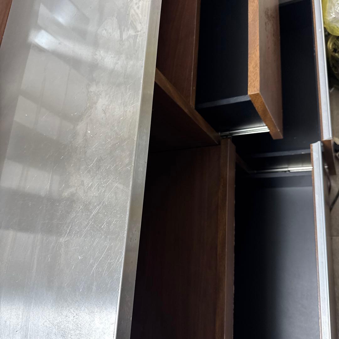 【美品】日本製 キッチンカウンター/収納キャビネット