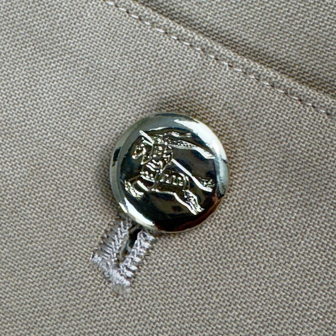 【美品】バーバリー セレモニー 3点 セットアップ リボン付 金ボタン 110