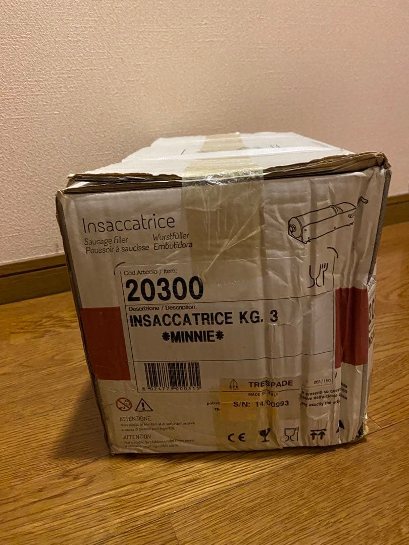 調理器具 Insaccatrice Sausage Filler 20300 KG. 3